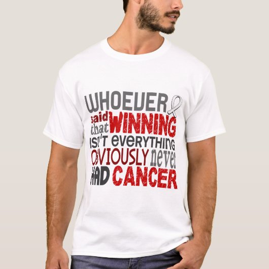 Wie Said Lung Cancer ook heeft T-shirt (Voorkant)