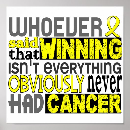 Wie Said Sarcoma ook Poster (Voorkant)