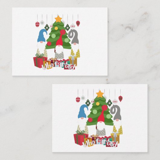 Wie Scheidde Elfen Notitiekaartje (Voorkant / Achterkant)