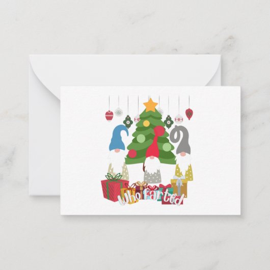 Wie Scheidde Elfen Notitiekaartje (Achterkant)