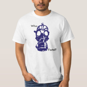 Wie schopte gasmasker t-shirt