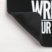 Wie schrijft je verhaal? Zwarte Muismat (Hoek)