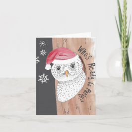 Wie staat er klaar om te feesten? Uil Feestdagen