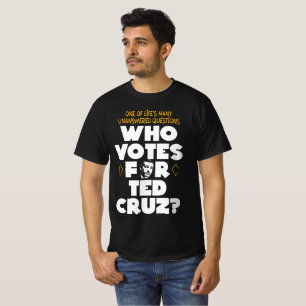 Wie stemt voor Ted? T-shirt