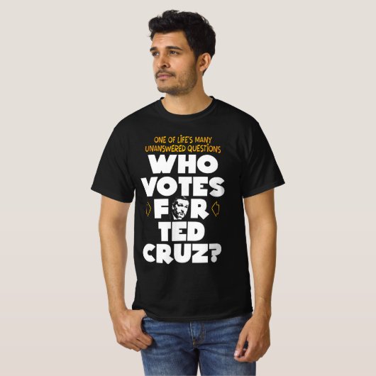 Wie stemt voor Ted? T-shirt (Voorkant volledig)