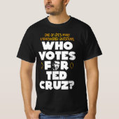 Wie stemt voor Ted? T-shirt (Voorkant)