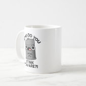 Wie stink je? Je bent een grappige prullenbak Koffiemok (Voorkant links)