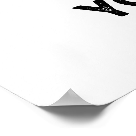 Wie stink je? Je bent een grappige prullenbak Poster (Hoek)