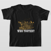 Wie Tooted Grappig  Train Railroad 2 T-shirt (Laagn)