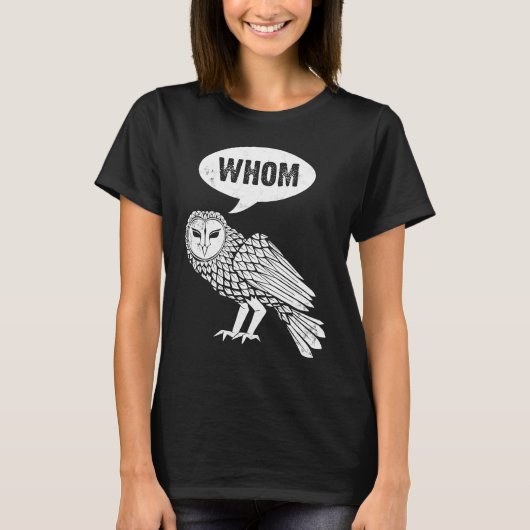 Wie Uil uil vogelliefhebbers vogelaars T-shirt (Voorkant)