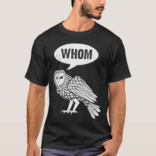 Wie Uil uil vogelliefhebbers vogelaars T-shirt (Voorkant)