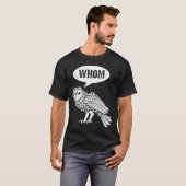 Wie Uil uil vogelliefhebbers vogelaars T-shirt (Voorkant volledig)