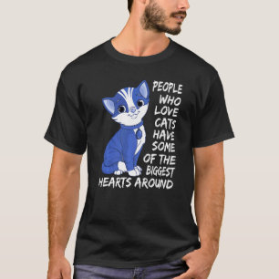 Wie van katten houdt, heeft een aantal van de groo t-shirt