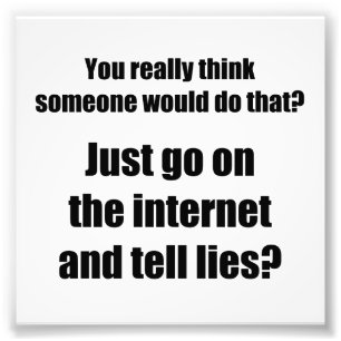 Wie verspreidt Les op het internet? Foto Afdruk