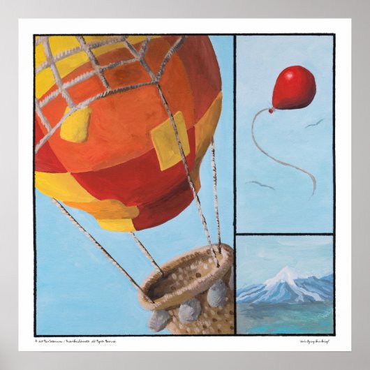 Wie vliegt dit ding? poster (Voorkant)