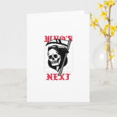 Wie volgt met Grim Reaper Kaart (Gele Bloem)