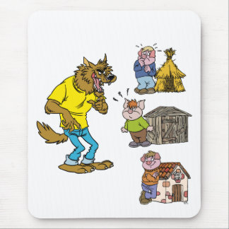 Wie vreest de Big Bully Wolf? Muismat