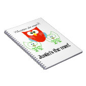 Wie was Man? 3 Retro gekleurde eigenaar Notitieboek (Rechterzijde)