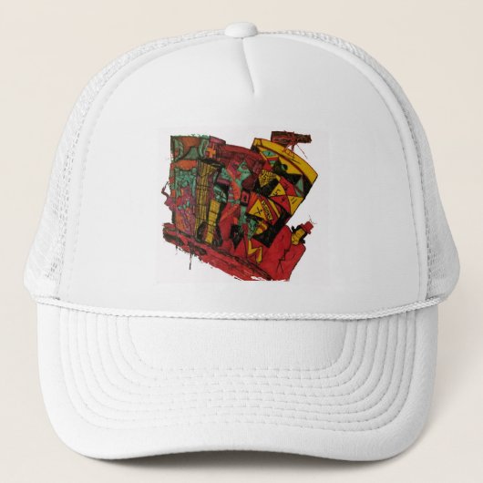 WIE WAT WIN ink Trucker Pet (Voorkant)
