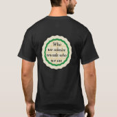 Wie we bewonderen t-shirt (Achterkant)