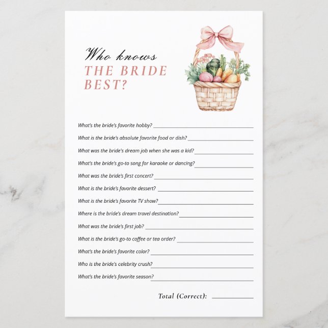 Wie weet bruid beste verse off-market bruids spel (Voorkant)