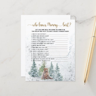 Wie weet mammie beste douche spel