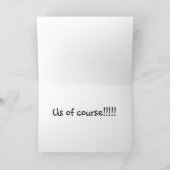 ***WIE** WENS U EEN "GEMAKKELIJK GEMAKKELIJK" ZEGT FEESTDAGEN KAART (Binnen)