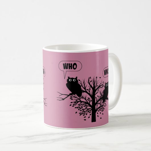 Wie wie Grammar bezit de Engelse Humor Style Koffiemok (Voorkant rechts)