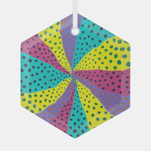 Wie-wie-wie Glas Ornament (Voorkant)