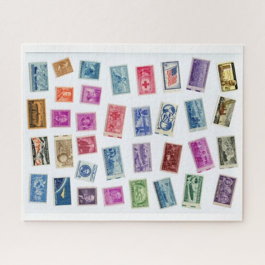 Wie wil een Challenge Stamps Jigzaag Puzzle Legpuzzel (Horizontaal)