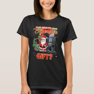 Wie wil een dure Kerstman T-shirt