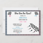 Wie wil er met de Race Gender onthullen Funny Sper Kaart (Voorkant)