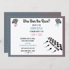 Wie wil er met de Race Gender onthullen Funny Sper Kaart