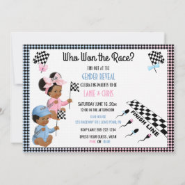 Wie wil er met de Race Gender onthullen Funny Sper Kaart