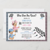 Wie wil er met de Race Gender onthullen Funny Sper Kaart (Voorkant)