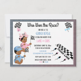 Wie wil er met de Race Gender onthullen Funny Sper Kaart