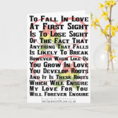 Wie wil Herfsten in liefde Kaart (Gele Bloem)