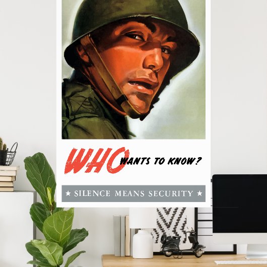 Wie wil het weten? poster (Thuiskantoor)