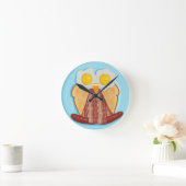 Wie wil ontbijt? Owl Clock Ronde Klok (Huis)