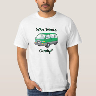Wie wil Snoep Pervert TShirt, grappig grafisch T-s T-shirt