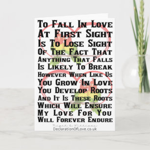 Wie wil verliefd worden kaart