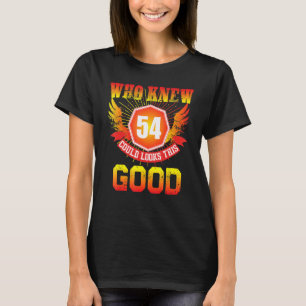 Wie wist dat 54 jaar oud er zo'n goede 54ste verja t-shirt