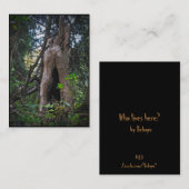 Wie woont hier? ATC Visitekaartje (Voorkant / Achterkant)