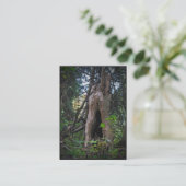 Wie woont hier? ATC Visitekaartje (Staand voorkant)