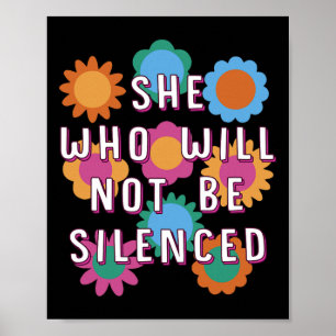 Wie wordt er niet het zwijgen opgelegd door de fem poster