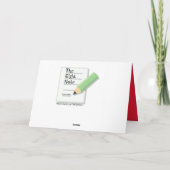 WIE zal als eerste spreken? Ik denk dat ik het gep Kaart (Achterkant)