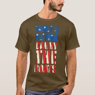 Wie zal de boten militaire motivation Fi dragen T-shirt