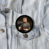 Wie zal de muur bouwen? ronde button 7,6 cm (In situ)