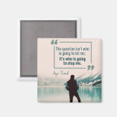 Wie zal me tegenhouden? magneet (Voorkant / Achterkant)