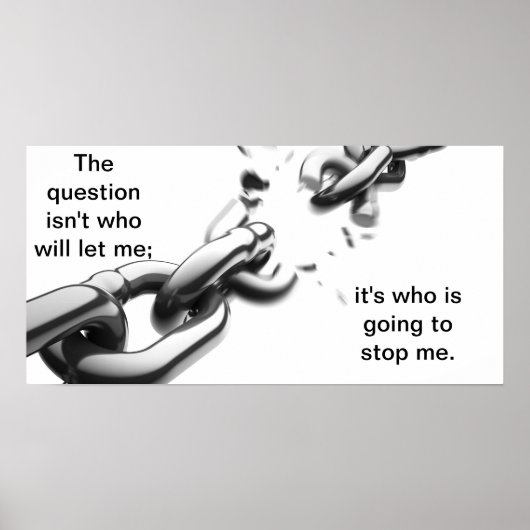 Wie zal me tegenhouden? poster (Voorkant)